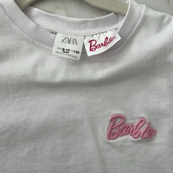 Zara Kids Mattel Barbie Embroidered Tee! - Picture 4 of 5